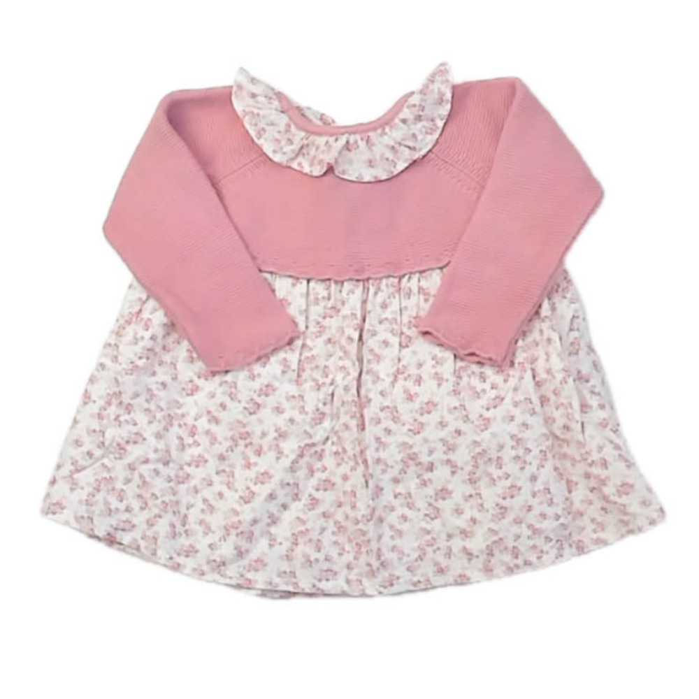 Fagottino Girls Pink Floral Dress size: 6-9 Months